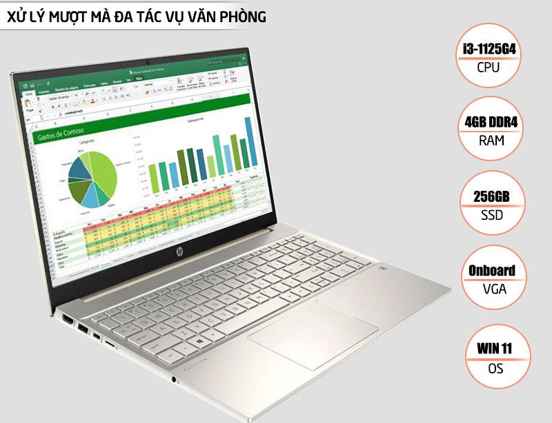 Hiệu năng HP Pavilion 15 i3 eg0513TU mạnh mẽ