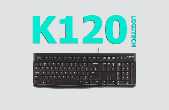 Thiết kế của bàn phím có dây Logitech K120 cũng được chú trọng đến tính tiện dụng.