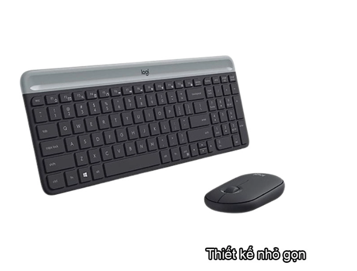 Logitech MK470 Slim chính là thiết kế nhỏ gọn.