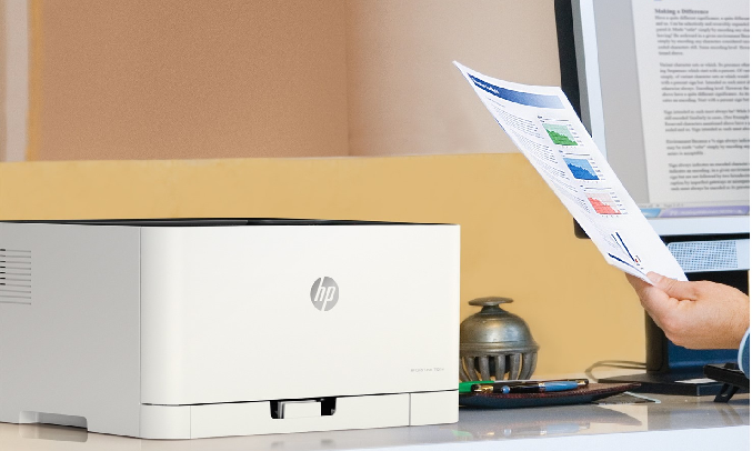 máy in HP Color Laser 150NW 4ZB95A còn được trang bị kết nối không dây Wi-Fi