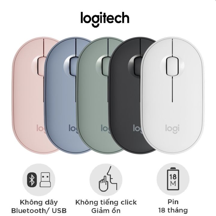 Logitech Pebble M350 Bluetooth tương thích với nhiều nền tảng khác nhau