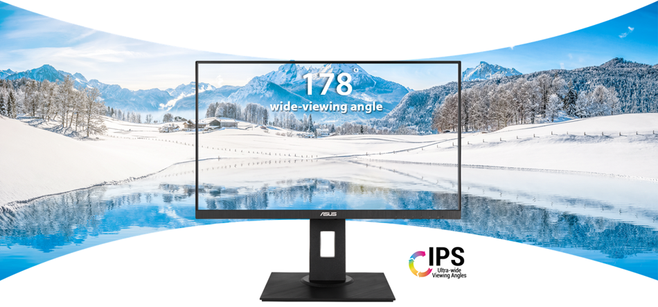 Màn hình Asus VA24DQLB được trang bị công nghệ hiển thị IPS (In-Plane Switching)