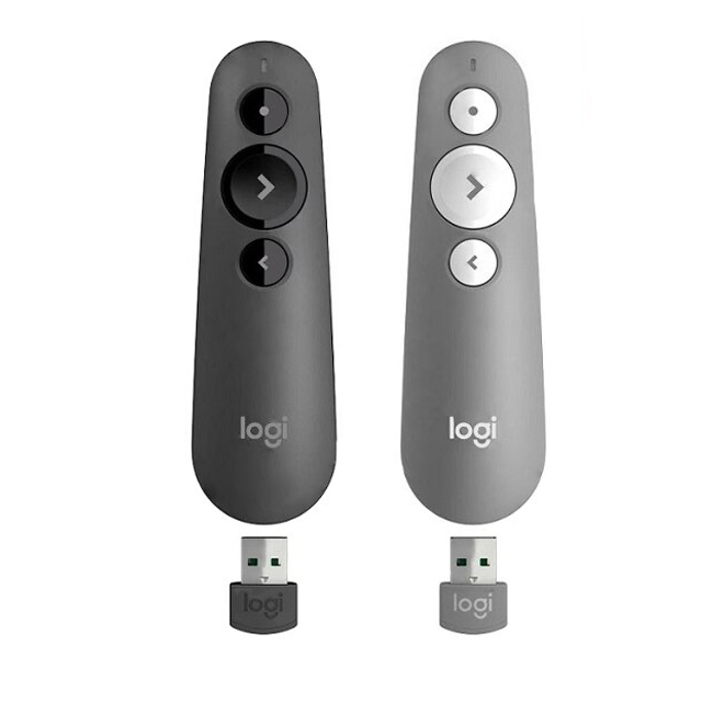 Bút trình chiếu Logitech R500s là một trong những công cụ hỗ trợ hiệu quả cho các buổi thuyết trình, giảng dạy hoặc trình bày.