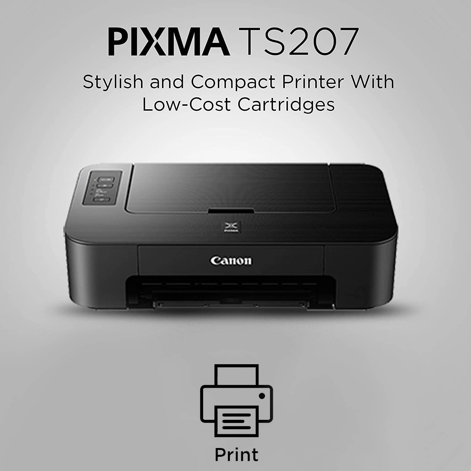 Máy in phun màu CANON PIXMA TS207 là một trong những dòng máy in chất lượng cao của hãng Canon.