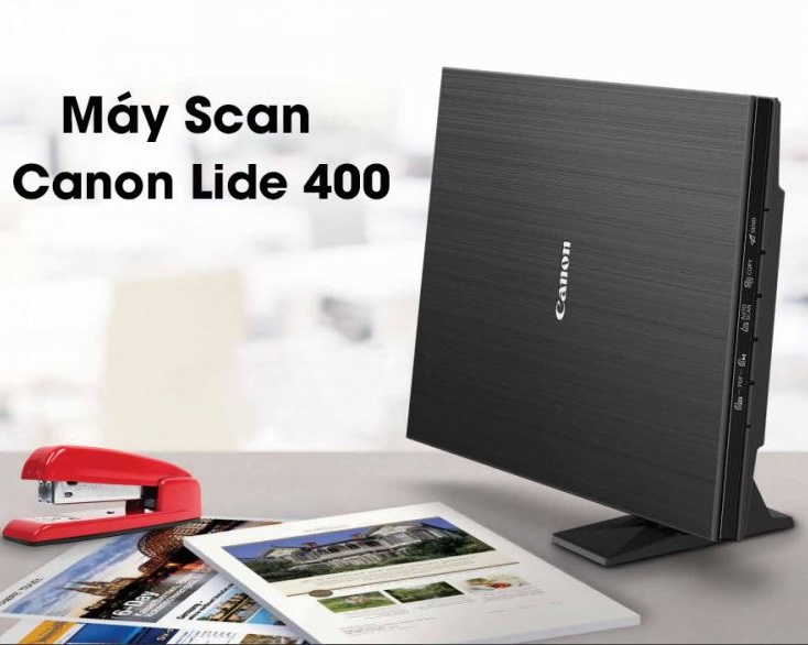 Máy quét Canon Lide 400 cung cấp khả năng quét ảnh và tài liệu chất lượng cao với độ phân giải lên đến 4800 dpi.