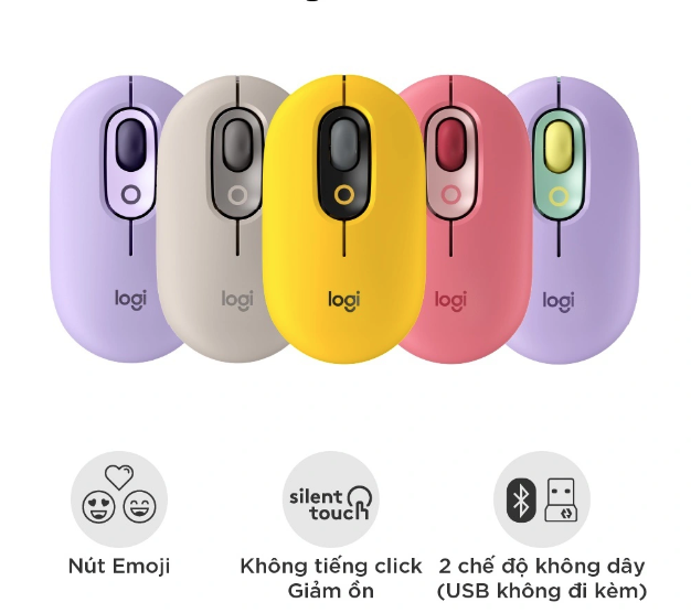 Chuột không dây Logitech Pop đã trở thành một trong những sản phẩm phổ biến trong thị trường chuột không dây hiện nay.