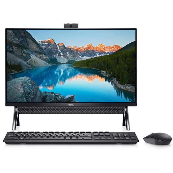 Máy tính All in one Dell Inspiron Desktops 5400 có thiết kế tinh tế với viền mỏng và gọn nhẹ