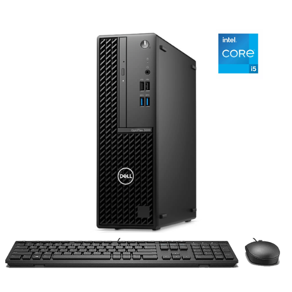 Với kích thước nhỏ gọn, máy tính Dell OptiPlex 3000SFF rất tiết kiệm không gian.