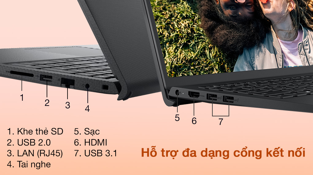 Dell Vostro V3510 WB3 có thiết kế gọn nhẹ và tinh tế, giúp bạn dễ dàng mang theo bất cứ nơi đâu.