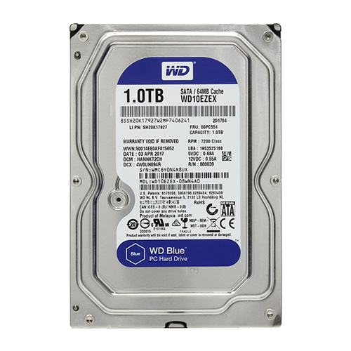 Ổ cứng Western WD Blue 1TB WD10EZEX hỗ trợ giao diện SATA III, cho tốc độ truyền dữ liệu cao và khả năng tương thích với hầu hết các hệ thống hiện đại.