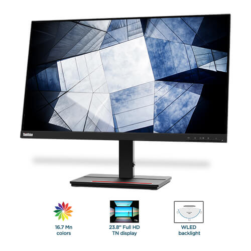 Màn hình LCD Lenovo ThinkVision S24e-20 sử dụng công nghệ panel IPS (In-Plane Switching),