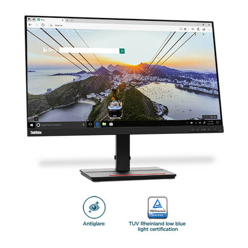 Với khả năng treo tường, màn hình Lenovo ThinkVision S24e-20'' giúp tiết kiệm không gian trên bàn làm việc và tạo ra một không gian làm việc gọn gàng.