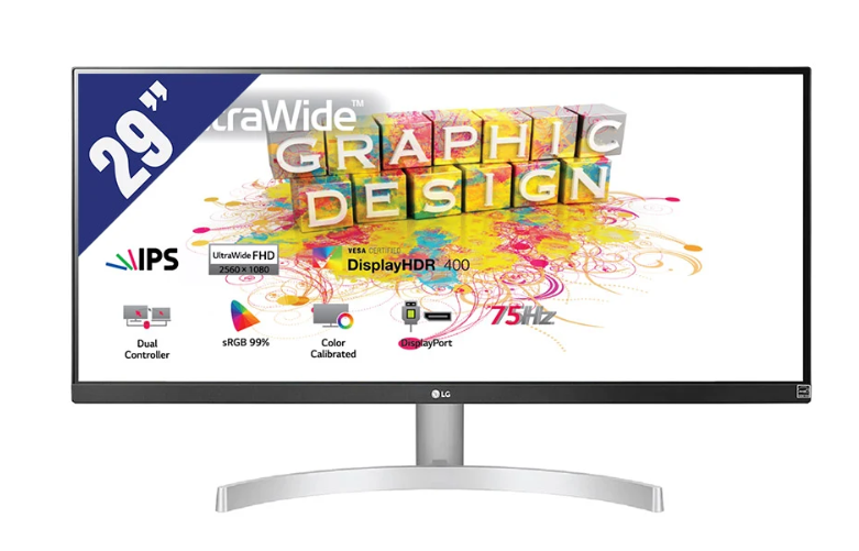 Màn hình LG 29 inch Ultrawide 29WN600-W là một sản phẩm màn hình cao cấp của LG với kích thước 29 inch và tỷ lệ khung hình siêu rộng.