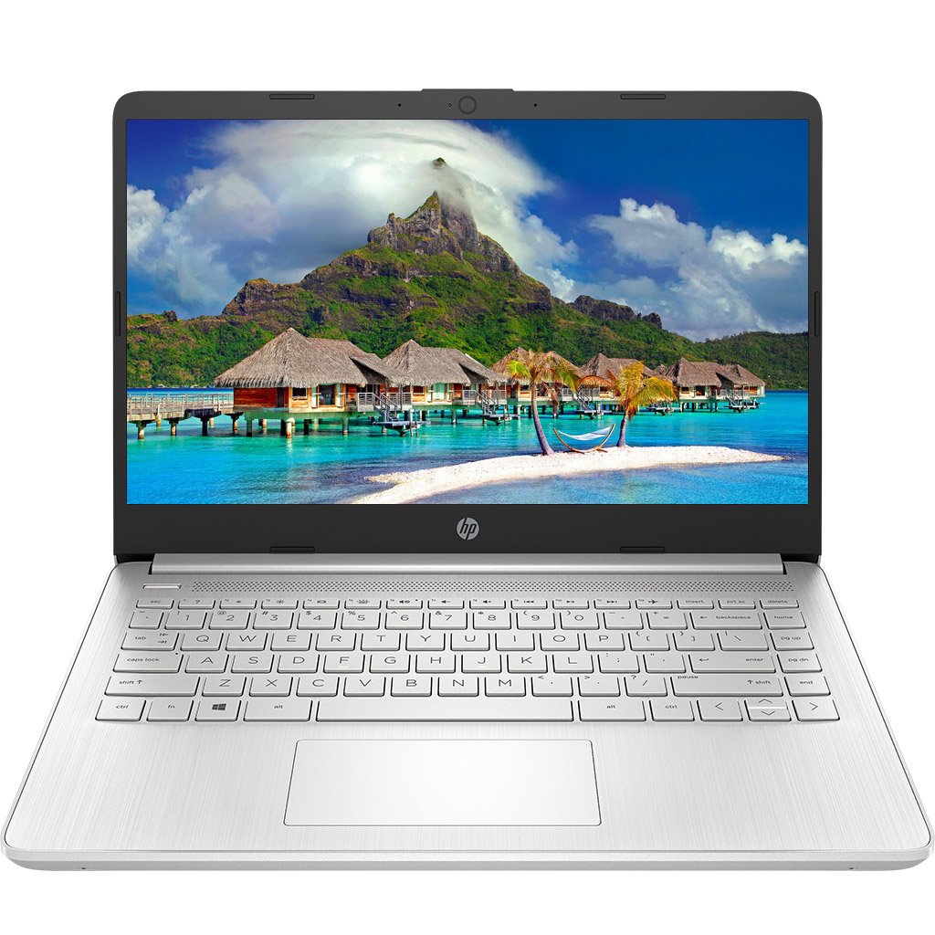 Laptop HP 14s-fq1080AU được trang bị màn hình 14 inch HD, cho chất lượng hình ảnh tốt và độ sắc nét cao.