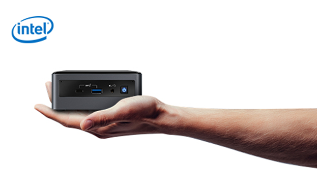 Thiết kế của máy tính để bàn mini Intel NUC 12 Pro NUC12WSHi3 được tối ưu hóa để mang lại sự tiện lợi và linh hoạt trong không gian hạn chế.