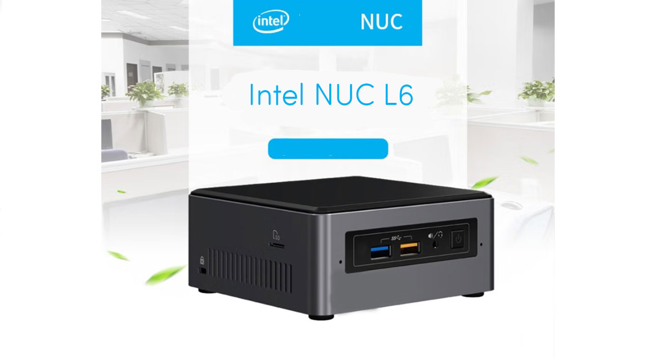 Máy tính để bàn mini Intel NUC L6 BXNUC10I5FNHN có thiết kế nhỏ gọn và tinh tế, rất thuận tiện để đặt trên bàn làm việc hoặc không gian hạn chế.