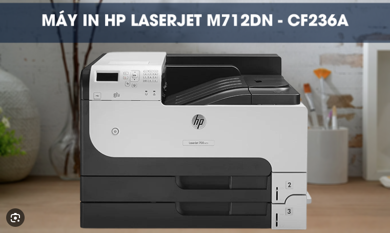 Máy in HP LaserJet Enterprise 700 Printer M712dn là một trong những máy in đen trắng chất lượng cao được sản xuất bởi HP