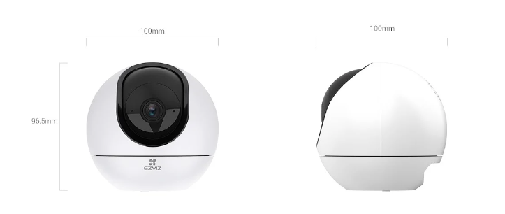 Camera EZVIZ CS-C6 có thiết kế trang nhã và hiện đại. Với kích thước nhỏ gọn, nó dễ dàng lắp đặt ở bất kỳ vị trí nào trong nhà bạn.