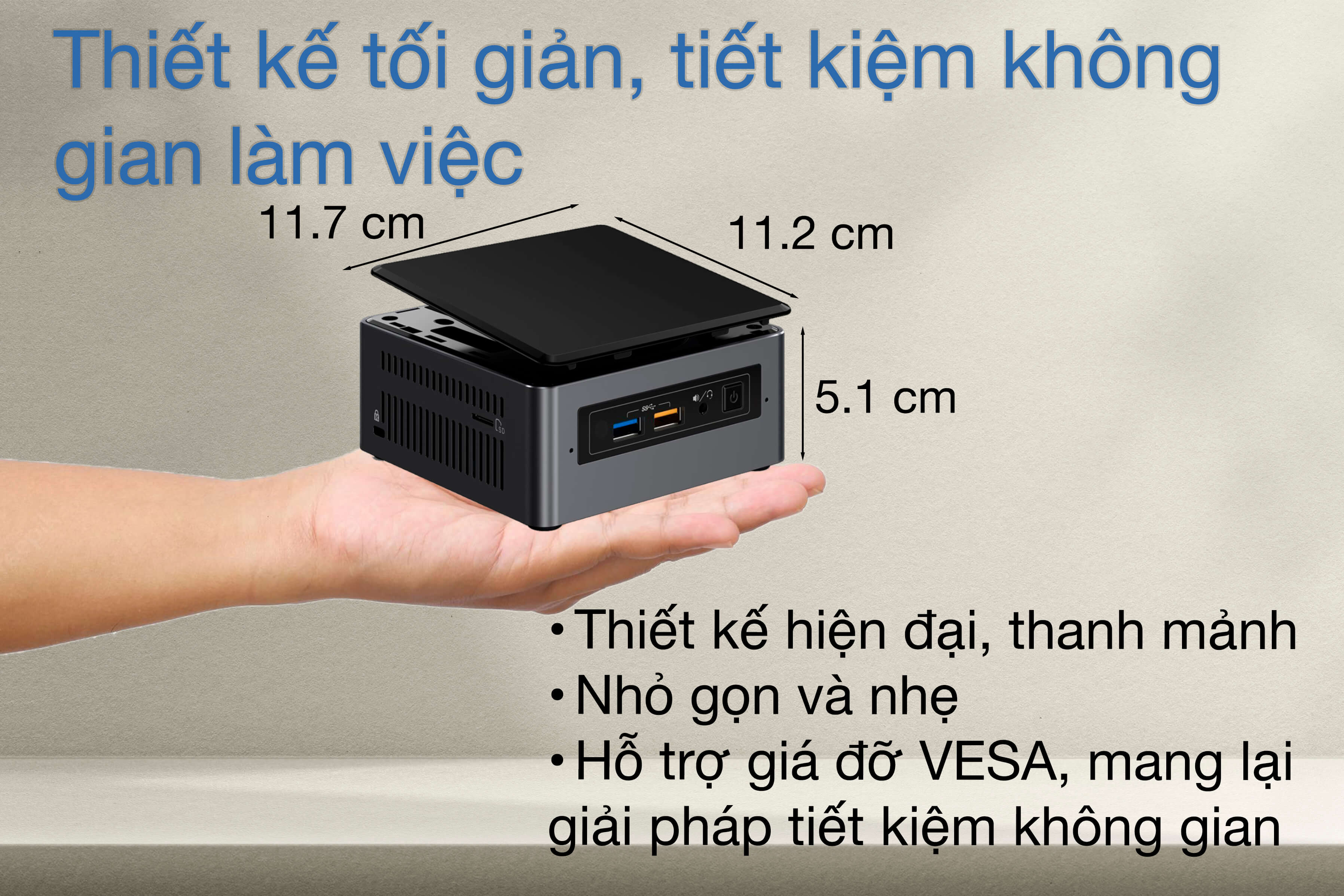 Máy tính để bàn Intel BXNUC10i7FNH2 - NUC Kit là một sản phẩm đáng chú ý trong danh mục máy tính để bàn của Intel.