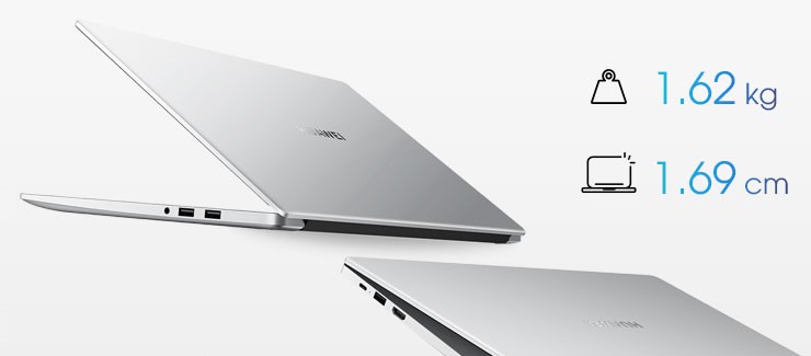 Thiết kế của Laptop Huawei Matebook D15 BoDE-WDH9 (6941487280827) là một trong những điểm nổi bật hàng đầu của sản phẩm này.