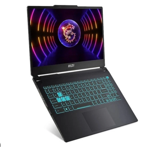 Laptop MSI Gaming Cyborg 15 được trang bị hệ thống làm mát hiệu quả, giúp duy trì nhiệt độ ổn định khi sử dụng trong thời gian dài và chơi game nặng.