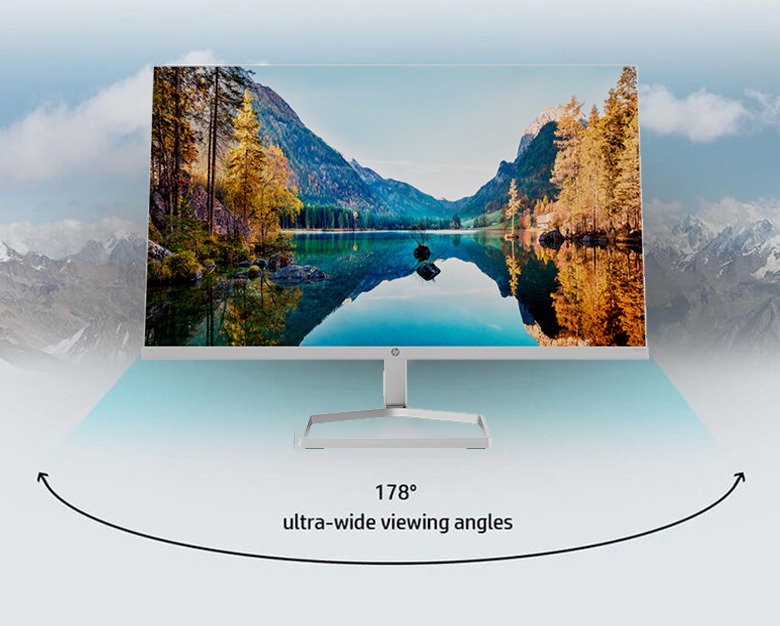 Màn hình HP M24FWA 34Y23AA sở hữu độ phân giải Full HD (1920 x 1080 pixels), mang đến chất lượng hình ảnh sắc nét và chi tiết.