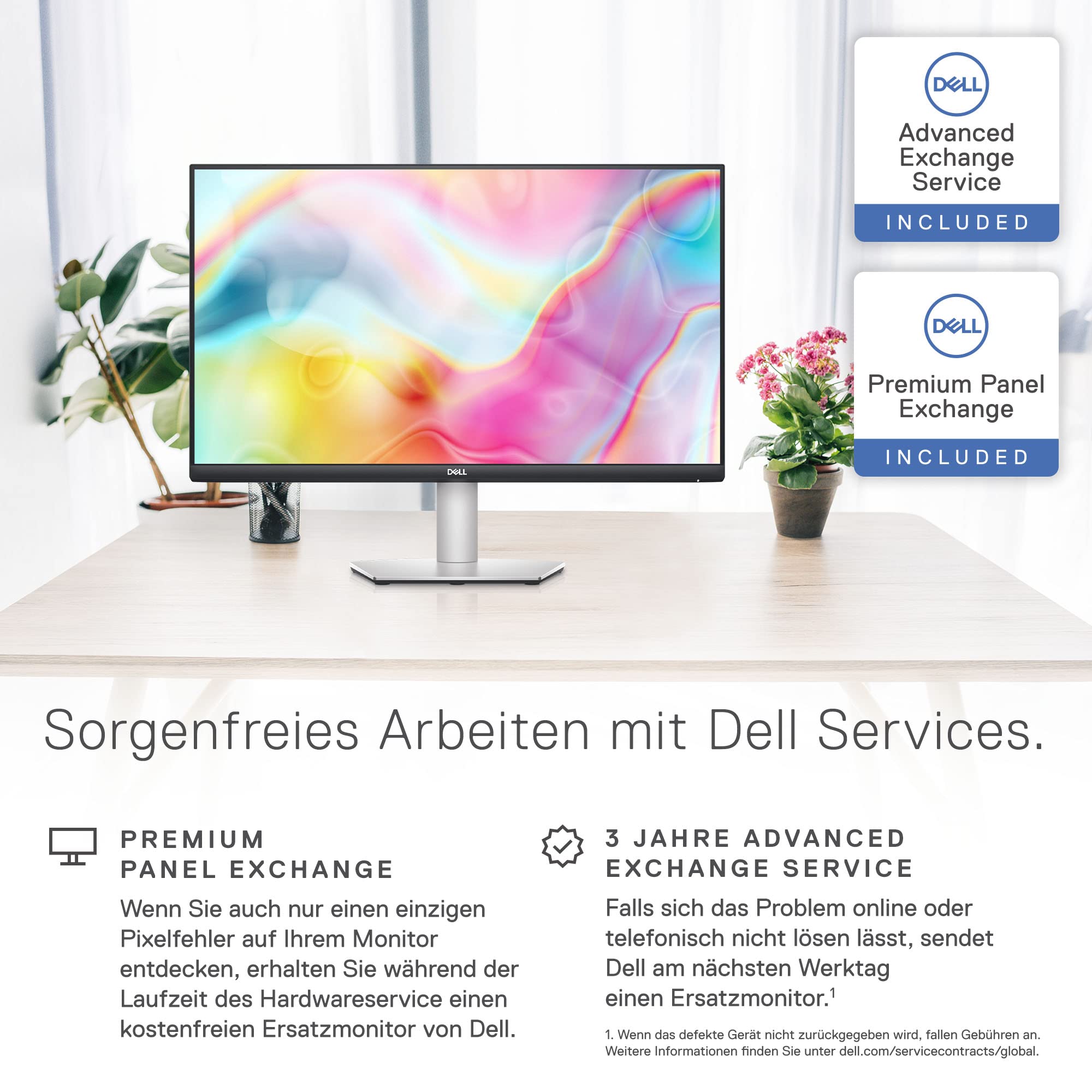 Màn hình Dell S2722QC được trang bị công nghệ AMD FreeSync