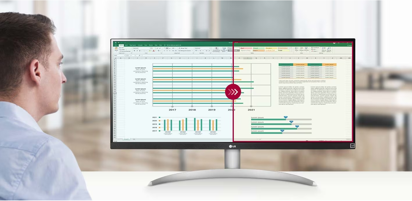 LG 29WQ600-W cung cấp các tùy chọn kết nối phong phú, bao gồm HDMI, DisplayPort và cổng âm thanh.