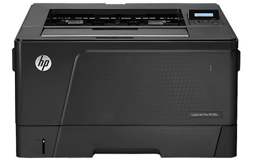 Máy in LaserJet Pro M706n có thiết kế chắc chắn và chuyên nghiệp. Với kích thước 39 x 41 x 36 cm và khối lượng 11,9 kg