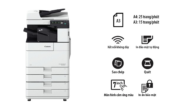 Máy photocopy Canon IR 2625I là một trong những dòng máy photocopy cao cấp của hãng Canon.