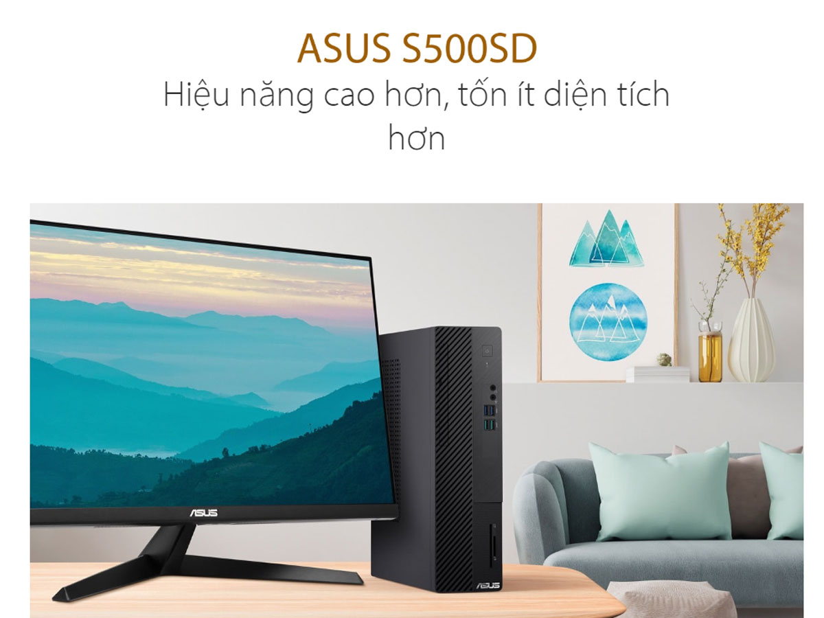 Máy tính để bàn Asus S500SD (S500SD-0G7400011W) là một lựa chọn hấp dẫn cho những người tìm kiếm một chiếc máy tính để bàn phổ thông nhưng mạnh mẽ với hiệu suất ổn định.