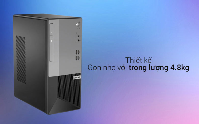 LENOVO V50T 13IMB có một thiết kế đơn giản và trang nhã. Vỏ máy được làm bằng chất liệu chắc chắn và đẹp mắt.