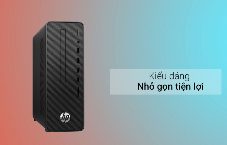 Máy tính HP 280 Pro G9 SFF có thiết kế nhỏ gọn với kích thước tiết kiệm không gian, phù hợp cho mọi môi trường làm việc.