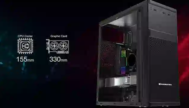 Vỏ máy tính Xigmatek XA-20 ATX hỗ trợ mainboard các loại như ATX, Micro-ATX và ITX