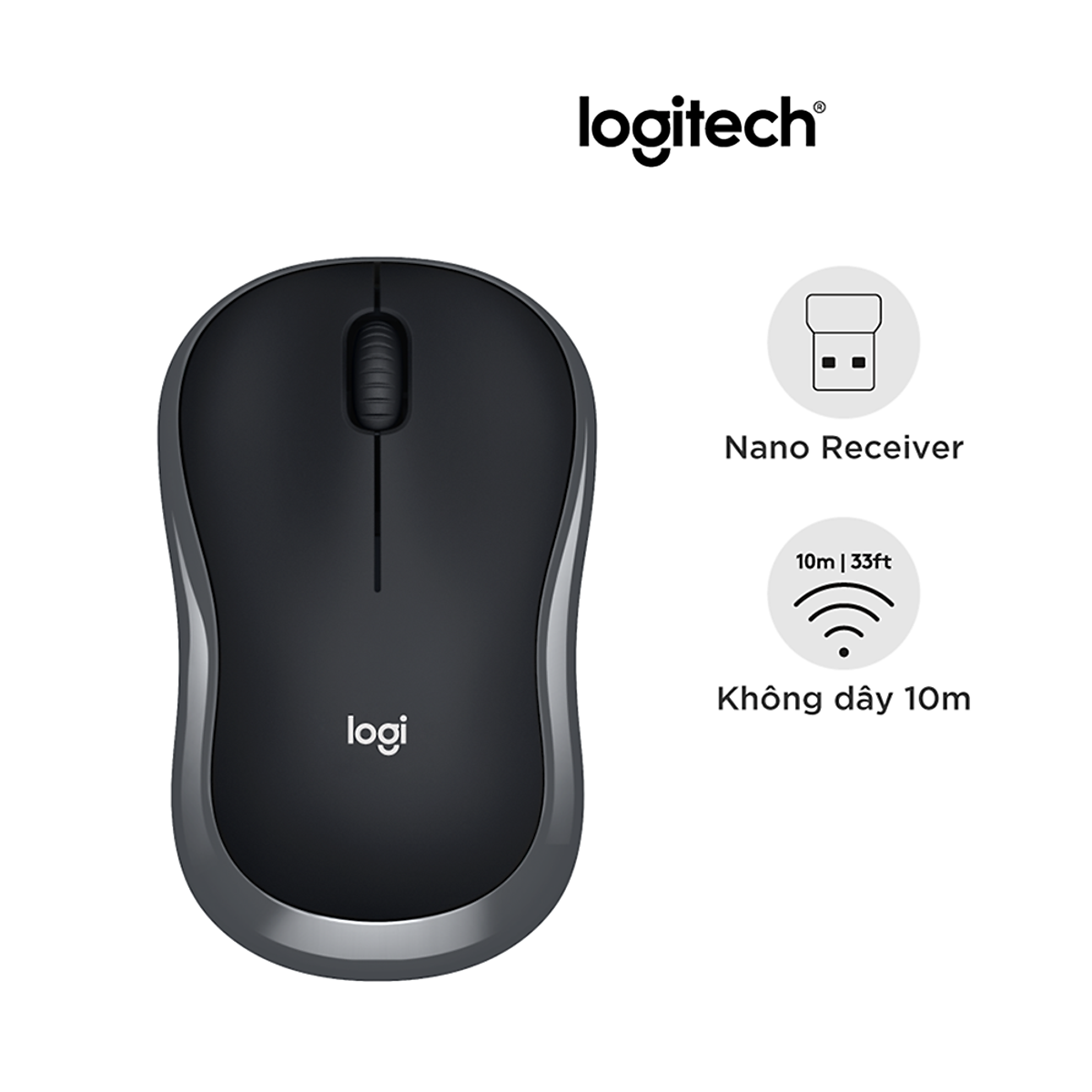 Điểm đáng chú ý khác của chuột không dây Logitech B175 chính là độ bền và tuổi thọ pin.