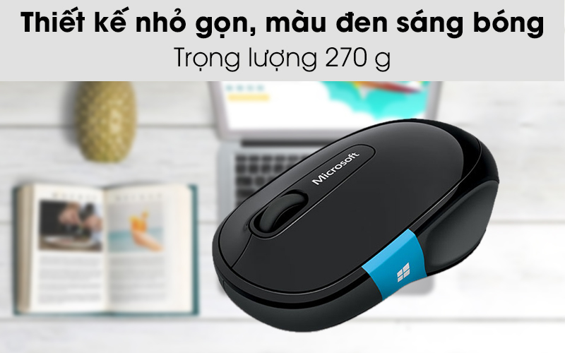 Thiết kế của chuột Sculpt Comfort Bluetooth H3S-00005 rất thoải mái với dạng gập tay giúp giảm mệt mỏi khi sử dụng trong thời gian dài.