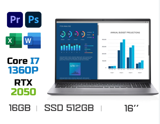 Với vi xử lý Intel Core i7-1360P và RAM 16GB, Dell Vostro 16 5630 THT7N đảm bảo hiệu suất mạnh mẽ cho cả công việc đa nhiệm và xử lý đồ họa.