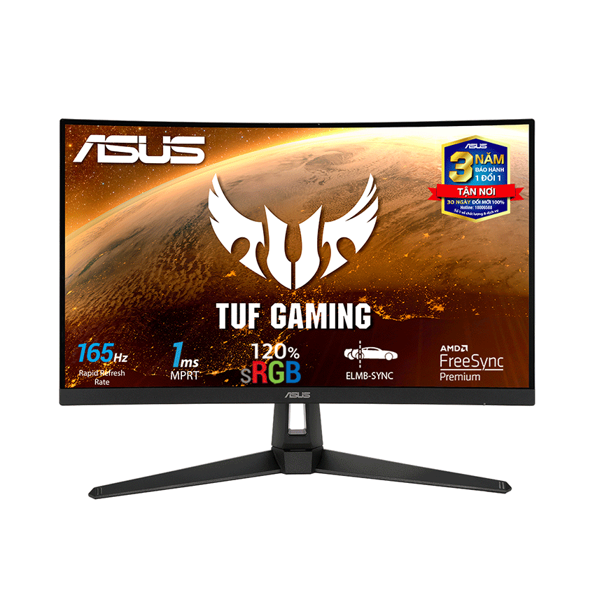 Màn hình LCD ASUS TUF GAMING VG27VH1B được trang bị tính năng tiết kiệm điện năng thông minh.