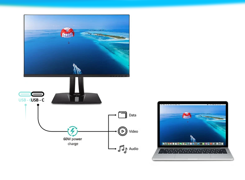 Màn hình ViewSonic VP2756-4K cung cấp nhiều cổng kết nối, bao gồm cả DisplayPort, HDMI và cổng USB.