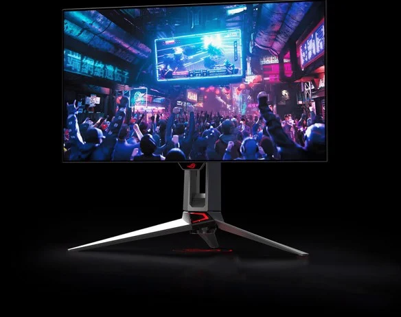 Màn hình siêu mỏng của Asus ROG Swift PG27AQDM mang đến cảm giác khung hình mở rộng hơn, tăng cường trải nghiệm trên tấm nền OLED và nâng cao tính thẩm mĩ của chiếc màn hình gaming.