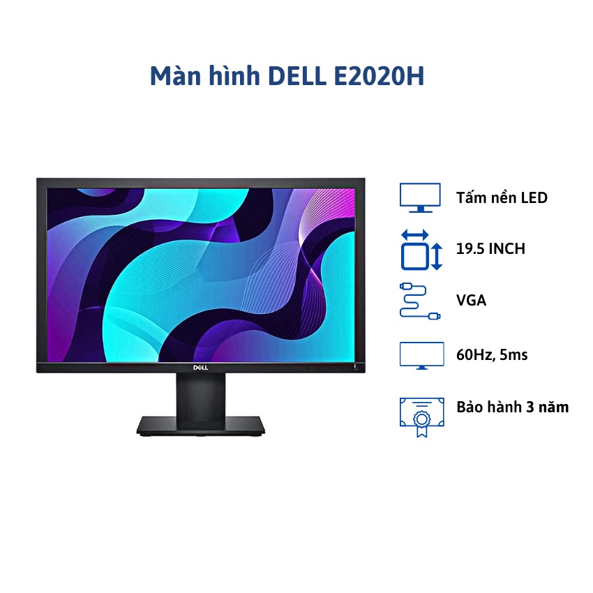 Màn hình máy tính Dell E2020H là một sản phẩm được thiết kế bởi hãng Dell