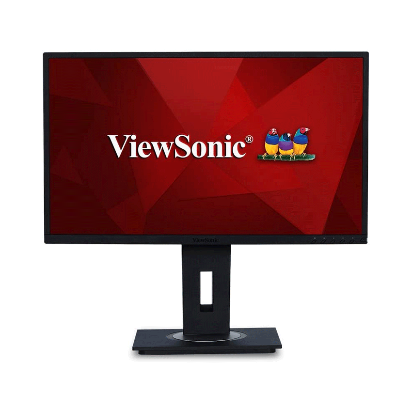 Màn hình máy tính Viewsonic VG2455 của ViewSonic mang đậm phong cách thiết kế sáng tạo, với sự kết hợp của tông màu sống động.