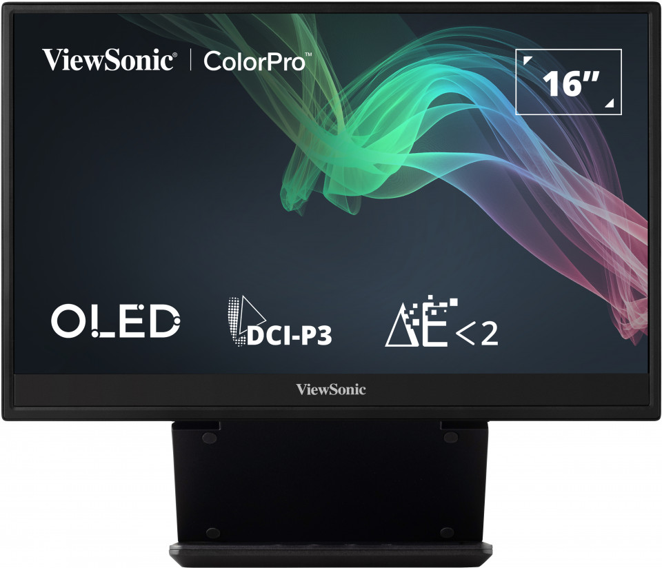 Màn hình di động Viewsonic VP16-OLED có kích thước màn hình 15.6 inch, là sự lựa chọn tối ưu cho việc di chuyển mà không phải hy sinh trải nghiệm hình ảnh.