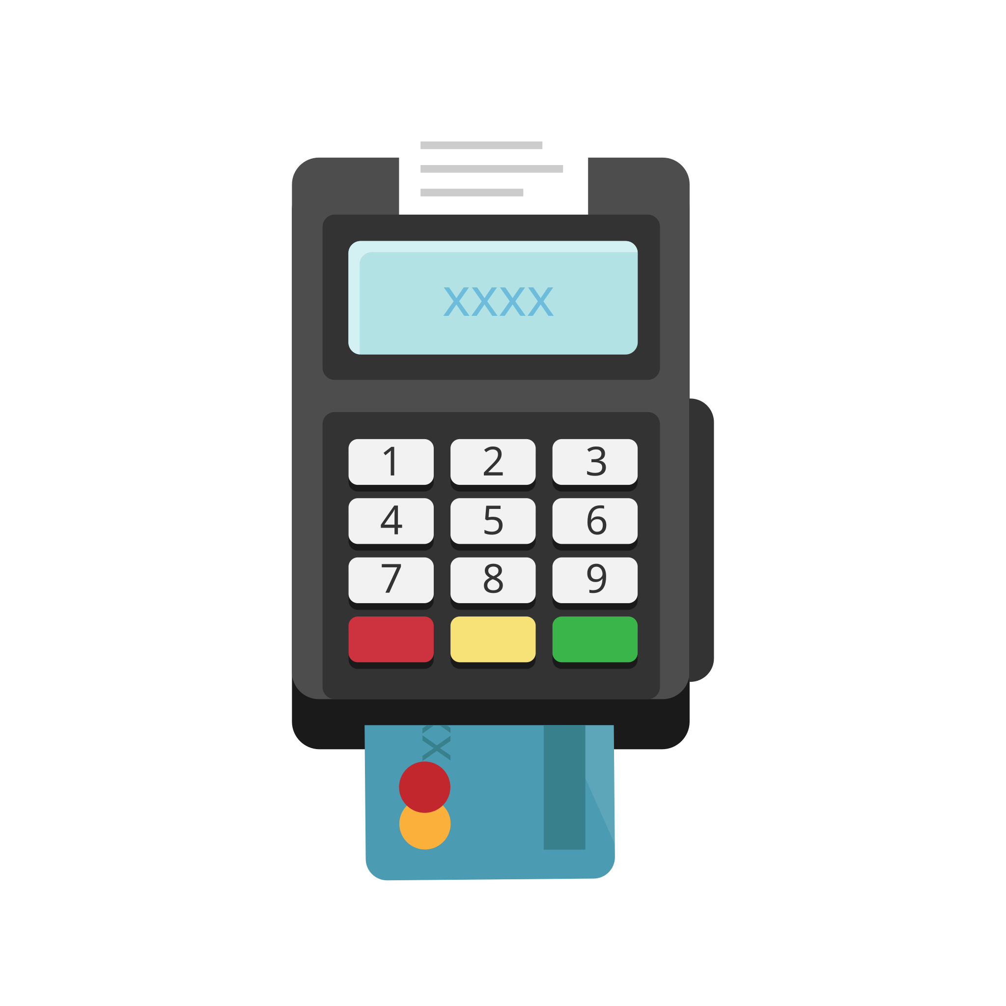 Card Terminal POS Flat Icon Vector.svg