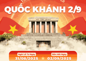 🎉 THÔNG BÁO NGHỈ LỄ QUỐC KHÁNH 2/9 🇻🇳