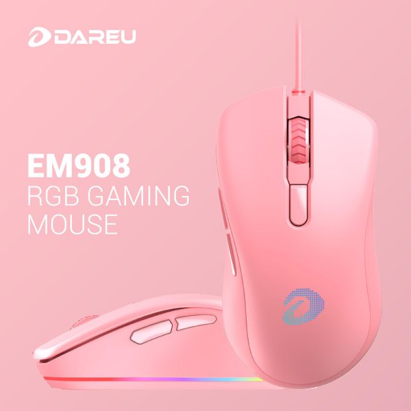 Chuột gaming Dareu EM908 Queen Led RGB
