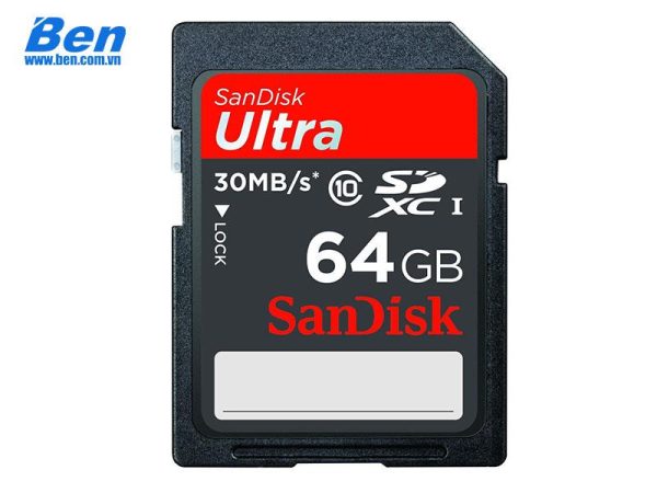 the-nho-sandsik-1 Thẻ nhớ SDHC 64GB Sandisk
